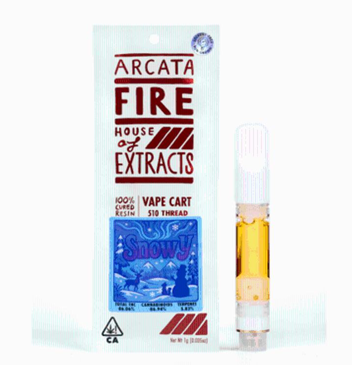 Arcata Fire | Cured Resin Cartridge | SnowY | I | 1g