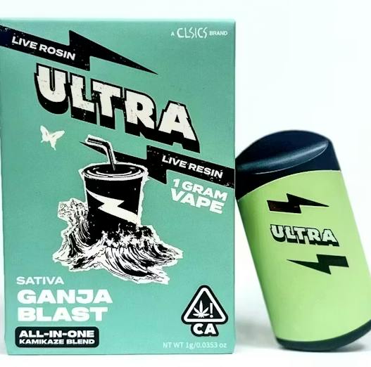 Ultra | Live Rosin & Live Resin AIO | Ganga Blast | S | 1g