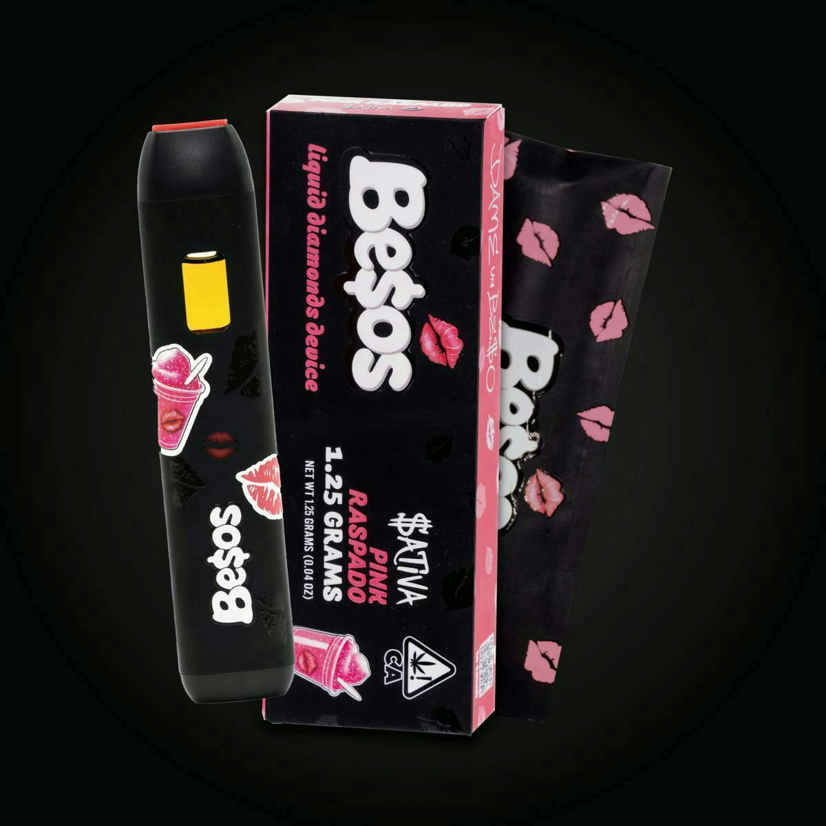 Besos | Diamond All-in-One | Pink Raspado | S | 1.25g