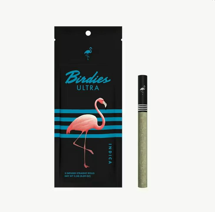 Birdies | Ultra Infused Pre-Roll | 3 pk | I | 2.55g
