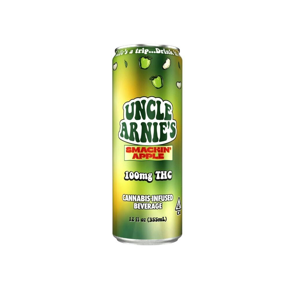 Uncle Arnie's | Beverage | Smackin' Apple | H | 100mg | 12 Fl oz