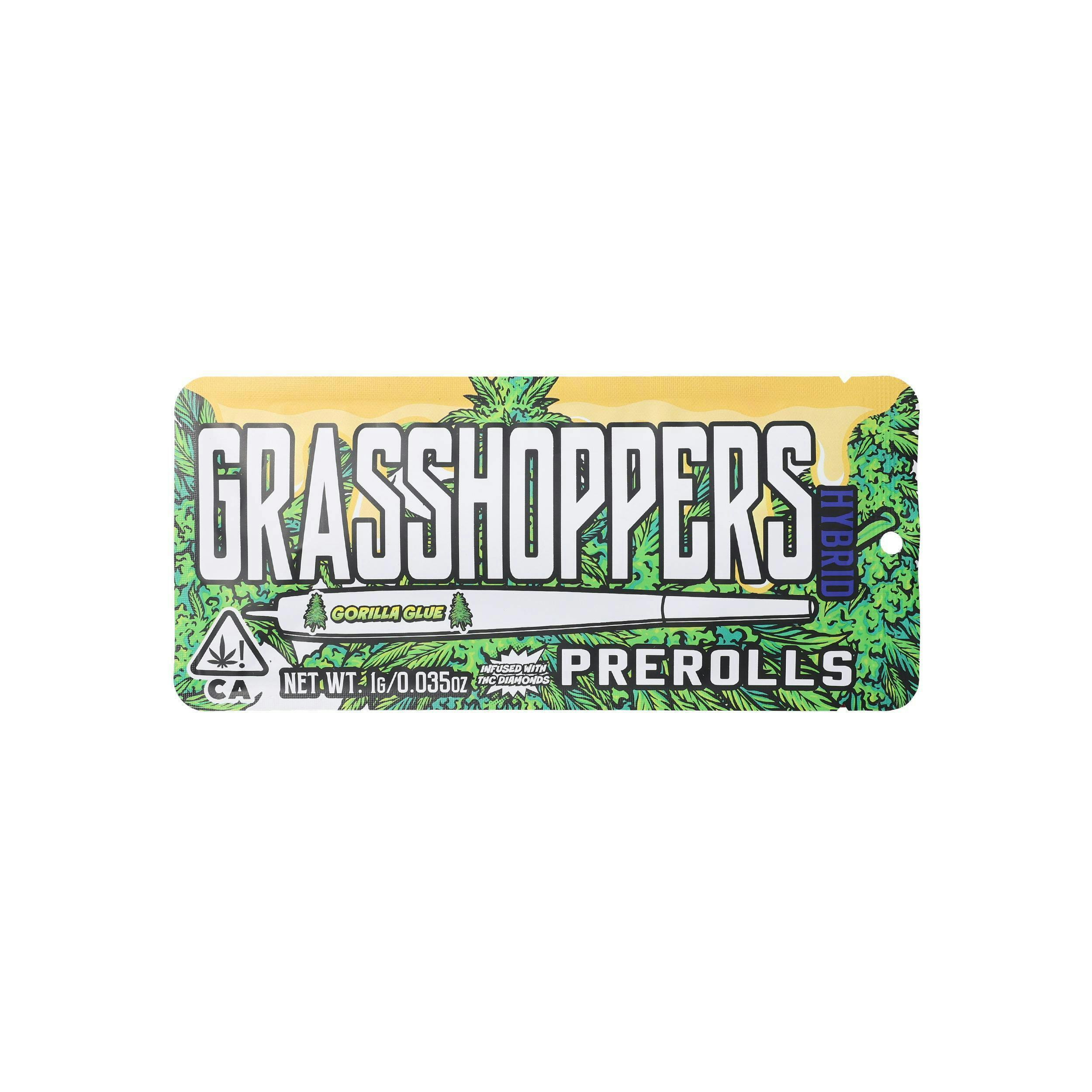 Grasshoppers | Infused Pre-Rolls | Gorilla Glue | H | 1g