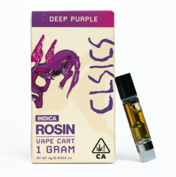 CLSICS | Live Rosin Cartridge | Deep Purple | I | 1g