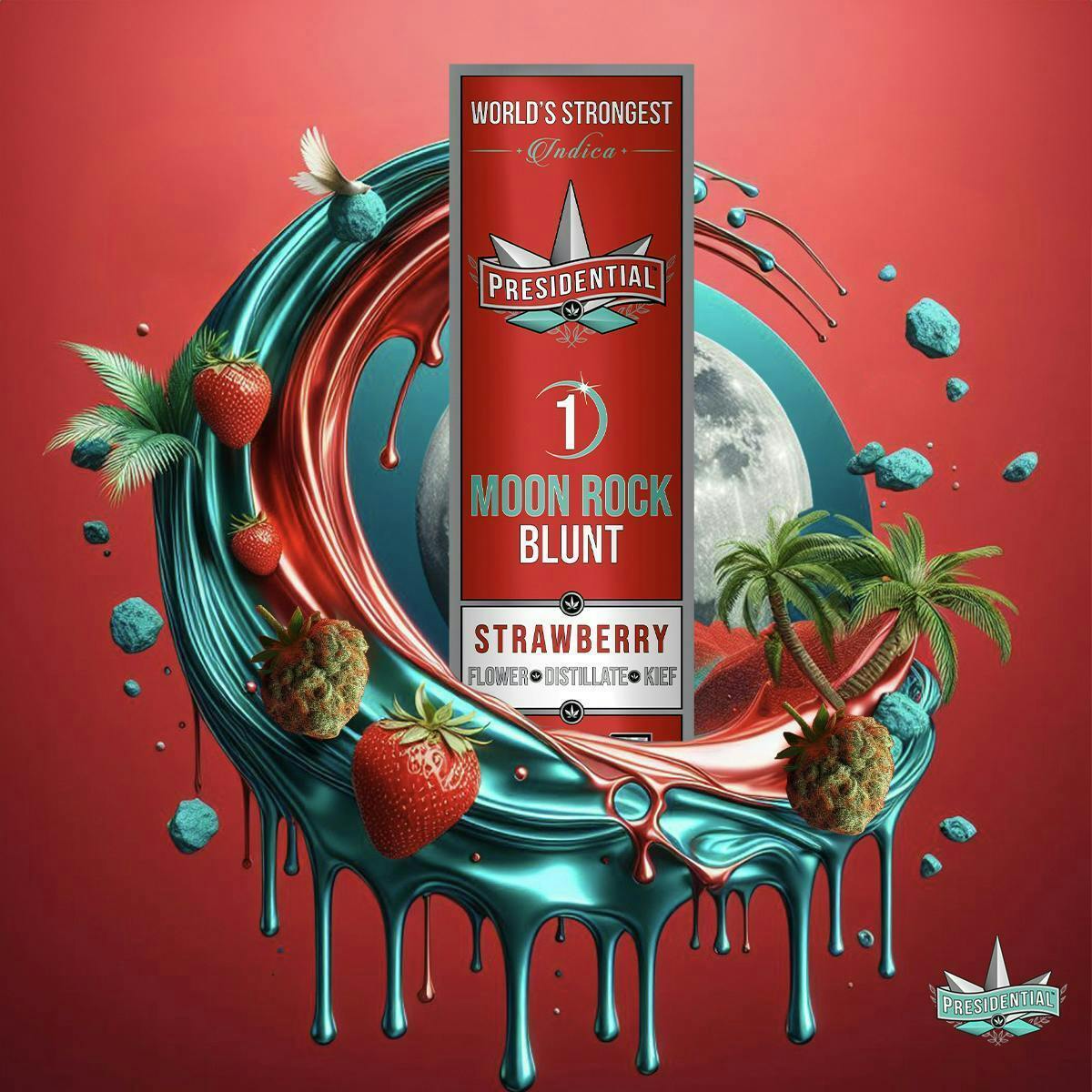 Presidential | Infused Blunt | Strawberry | I | 1.5g