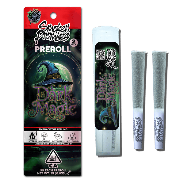 Smoken Promises | Pre-Rolls 2pk x 0.5g | Dark Magic | H | 1g