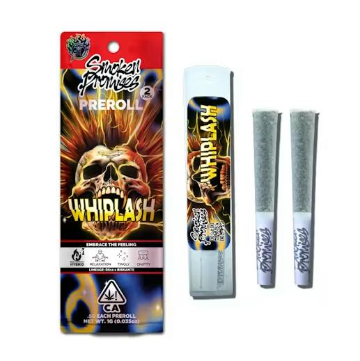 Smoken Promises | Pre-Rolls 2pk x 0.5g | Whiplash | H | 1g
