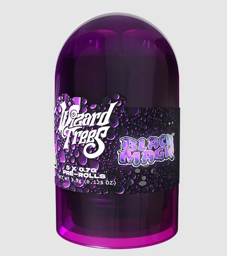 Wizard Trees | Pre-rolls | 5pk (0.7g) | Black Magic | H | 3.5G