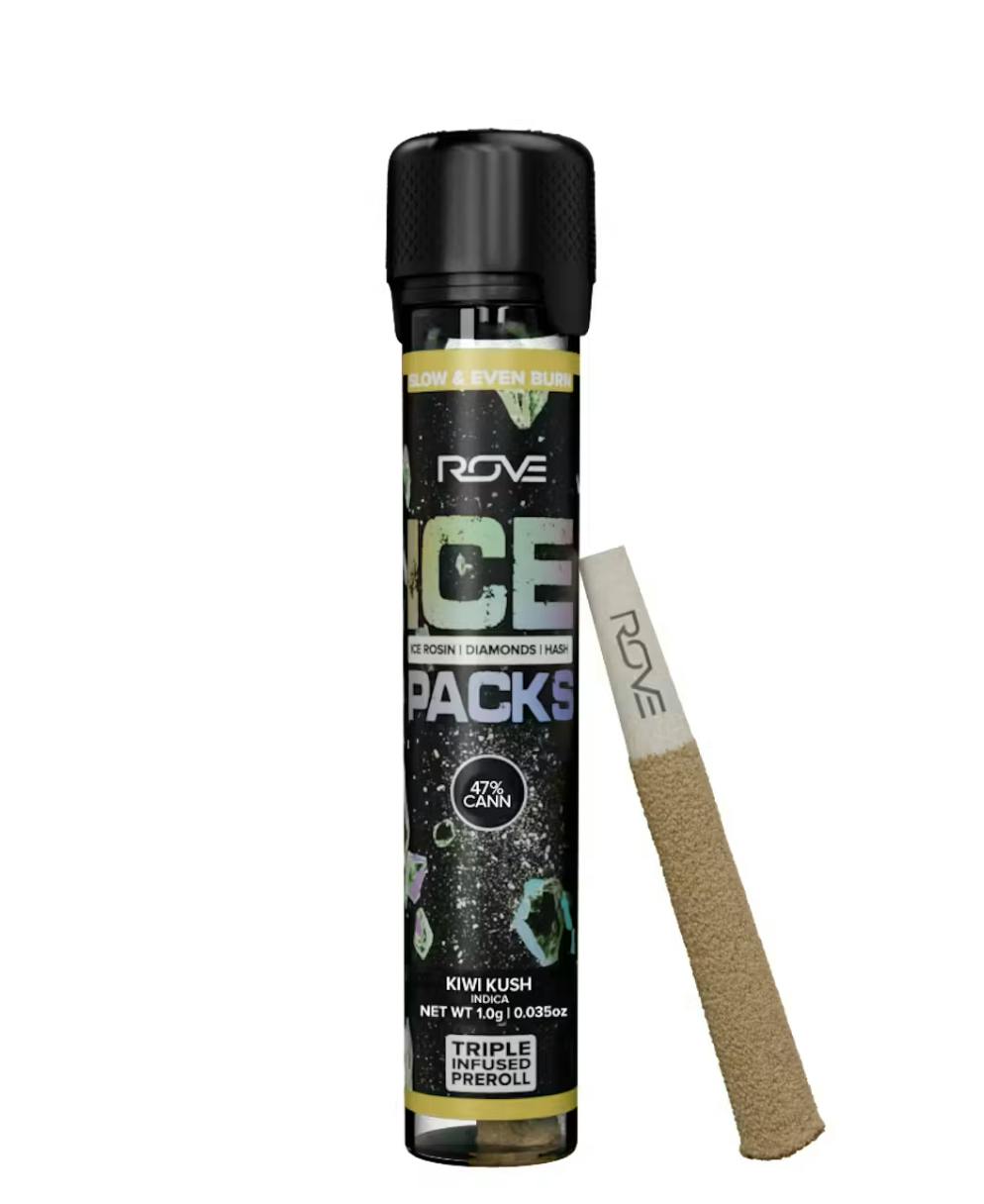 Rove | Iced Packs 1pk | Kiwi Kush | I | 1G