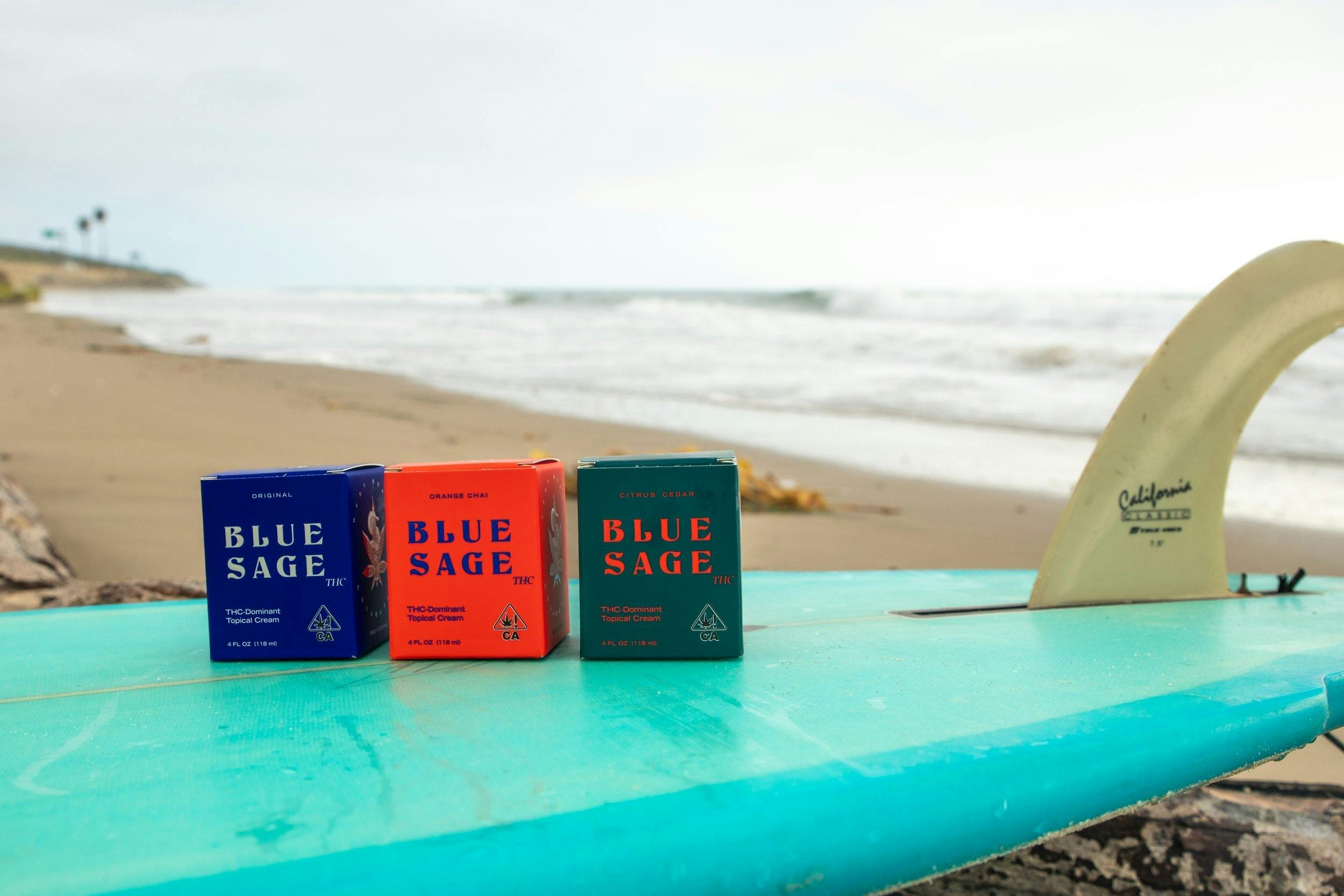 Blue Sage THC | Topical Cream | Original | 4 fl oz | 870 mg