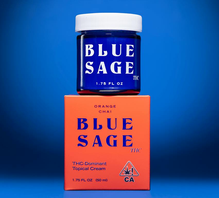 Blue Sage THC | Topical Cream | Orange Chai | 4 fl oz | 1000 mg