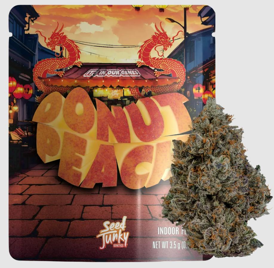 Seed Junky | Flower | Donut Peach | H | 3.5g
