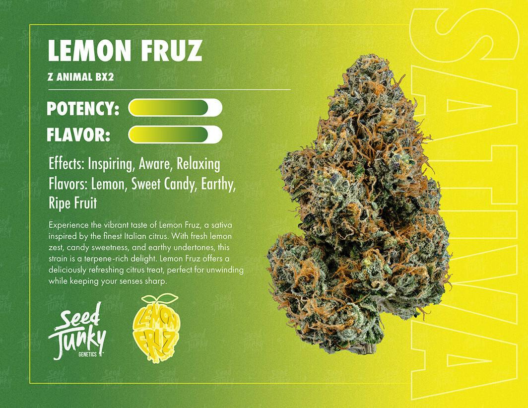 Seed Junky | Flower | Lemon Fruz | S | 3.5G