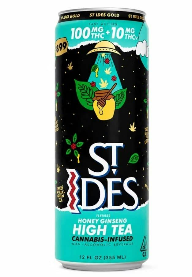 St Ides | Beverage 12oz | Honey Ginseng | 100mg