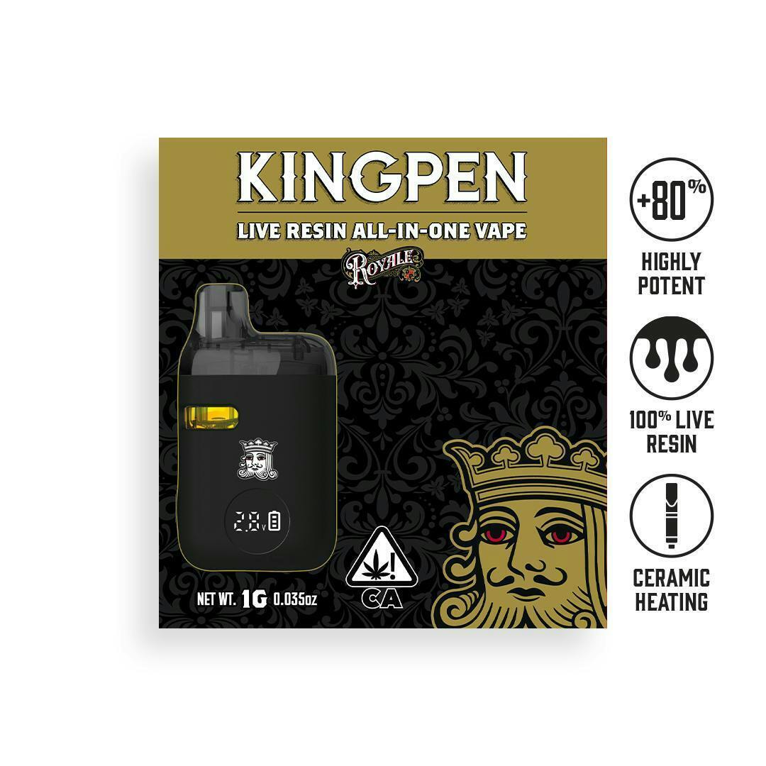 Kingpen | AIO | Royal Live Resin | Biker Kush | I | 1g