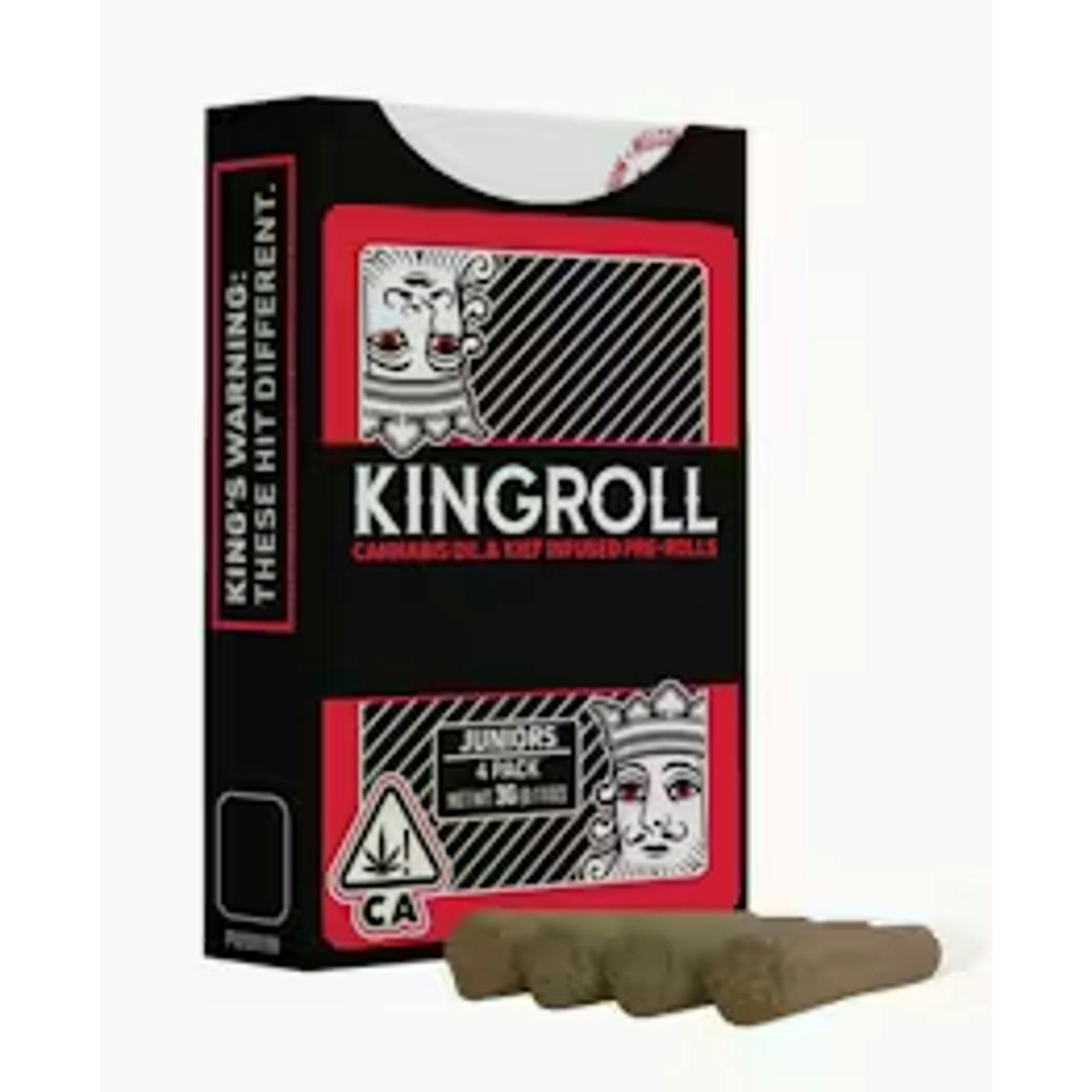 Kingroll | Infused Pre-roll 4pk | Cannalope AK x Cannalope Kush | I | 3g