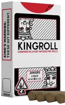 Kingroll | Infused Pre-roll 4pk | Zoap x Permanent Marker | H | 3g