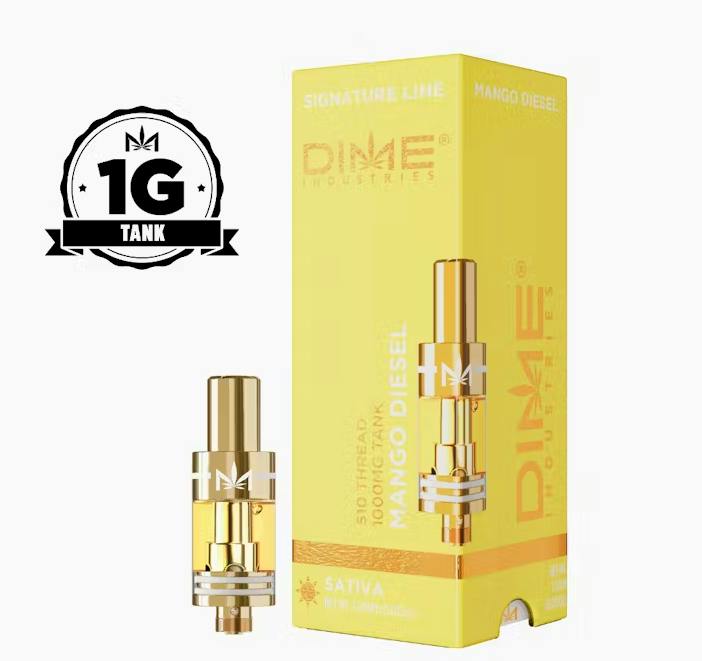 Dime Industries | Signature Line Tank | Mango Diesel | S | 1g
