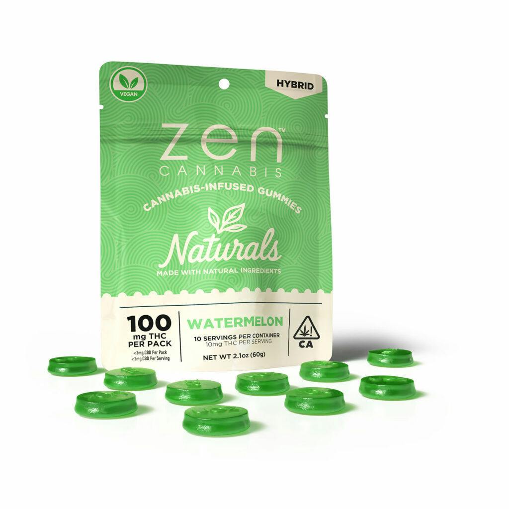 Zen Cannabis | Edible | Naturals Watermelon | H | 100mg