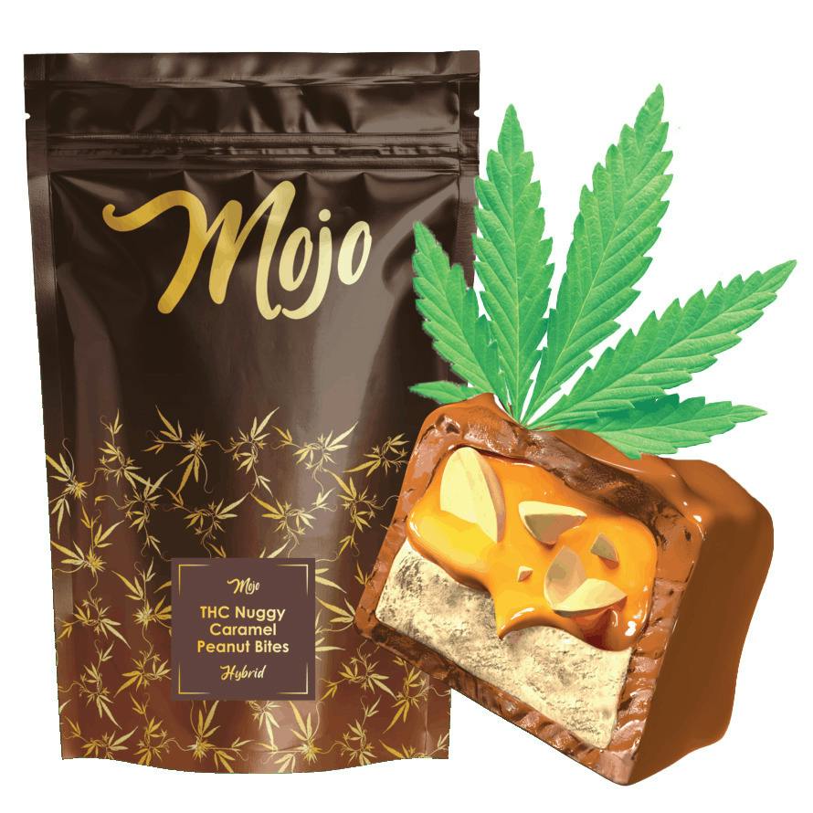 Mojo - 200mg Chocolate Bites - Nuggy Caramel Peanut