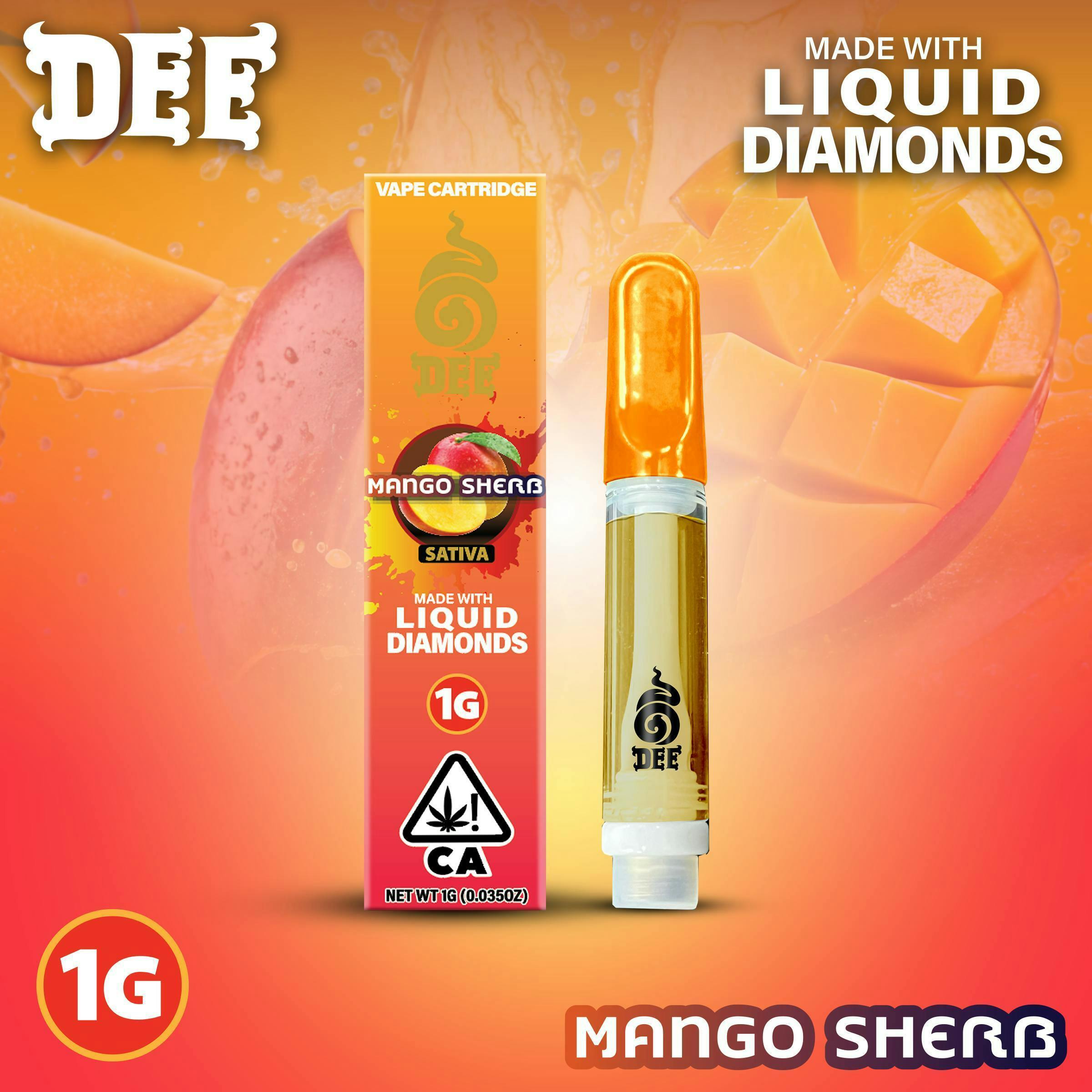 DEE - Mango: Mango Sherb 1.2g Cart