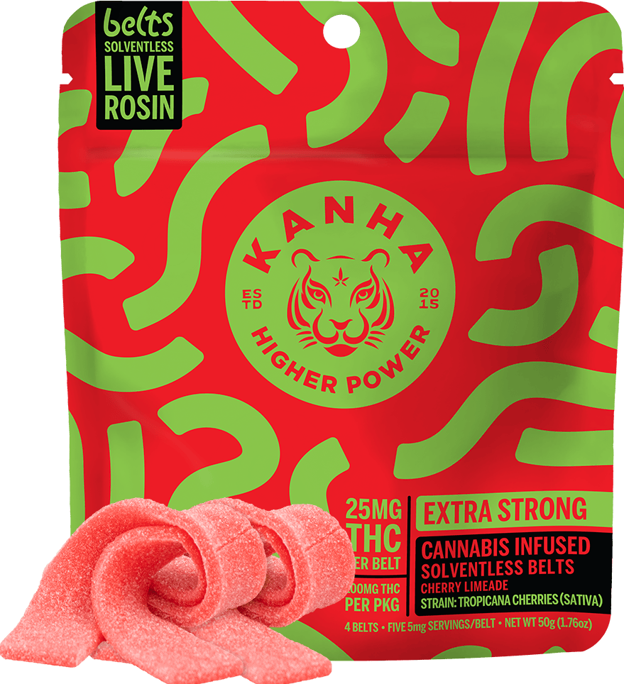 KANHA: NANO Rosin Belts Sativa Cherry Limeade