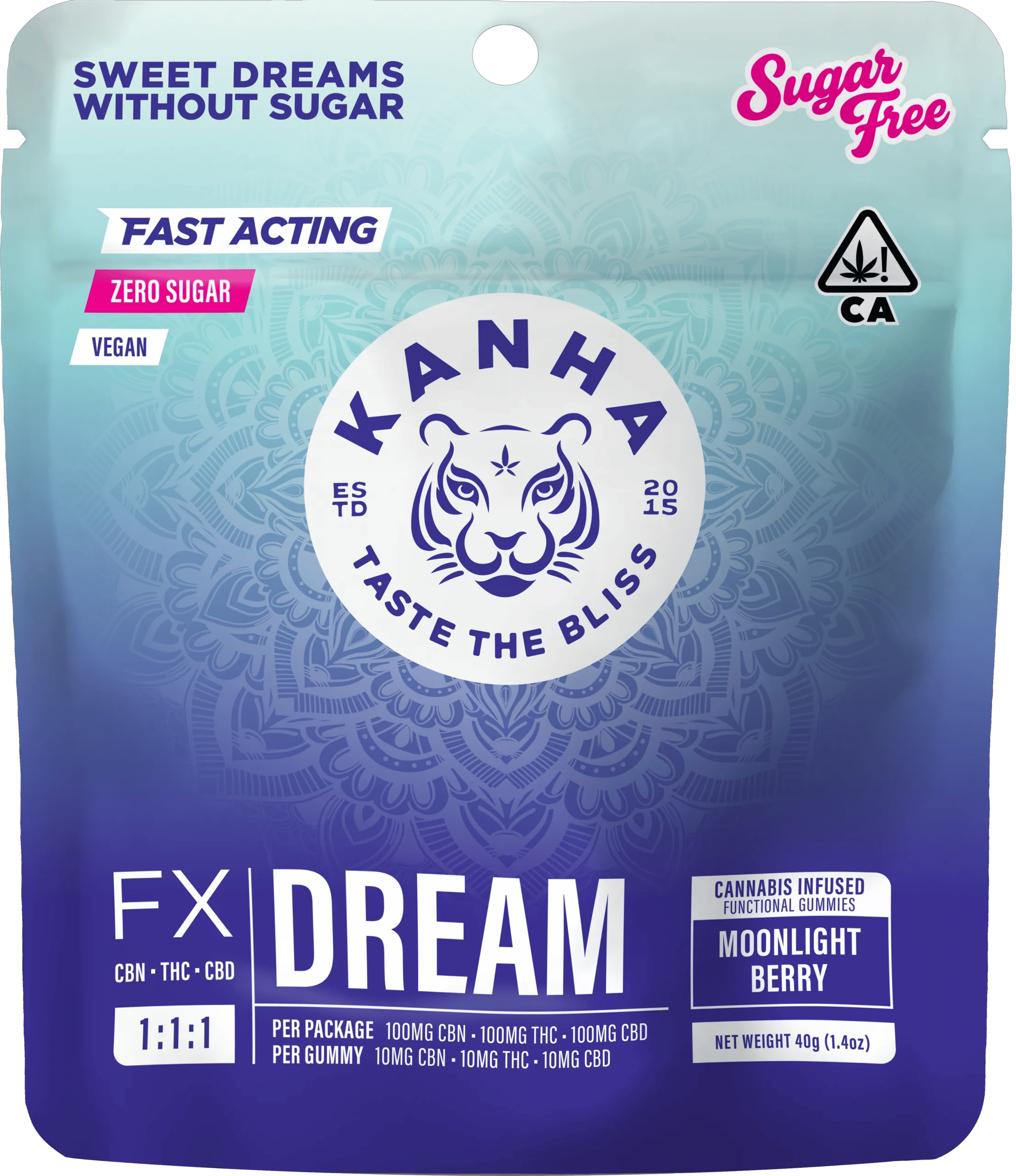KANHA - Moonlight Berry: Moonlight Berry 1:1:1 Sugar Free