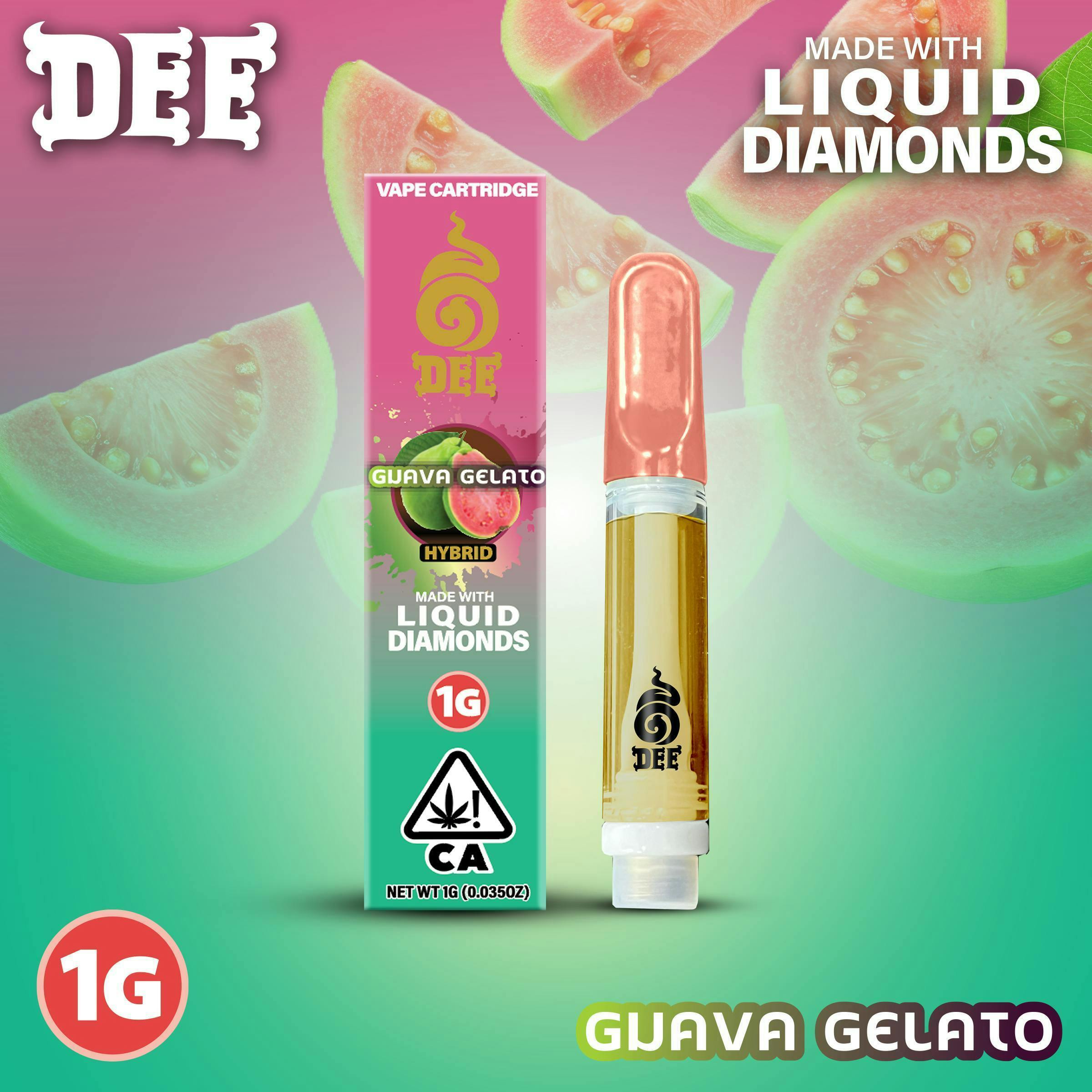 ICED - Guava Gelato: Guava Gelato 1g Cart