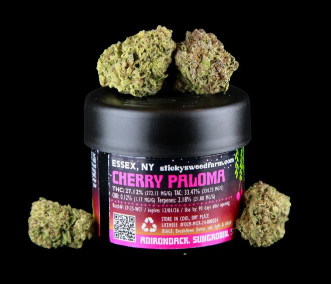 Sticky's Weed Farm Cherry Paloma 3.5g Organically Grown