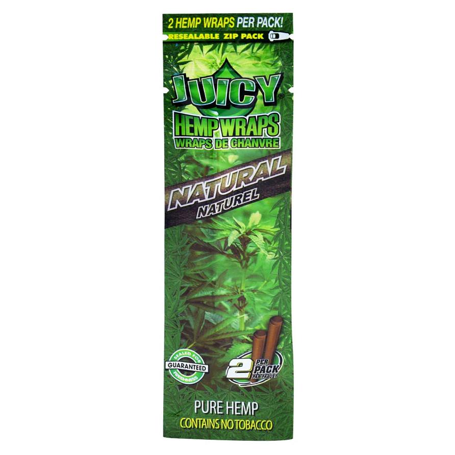 NATURAL HEMP WRAPS 2/PK