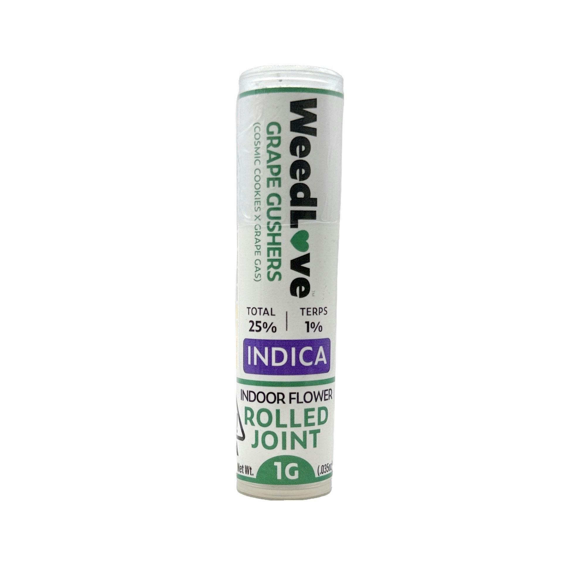 Grape Gushers preroll single 1g