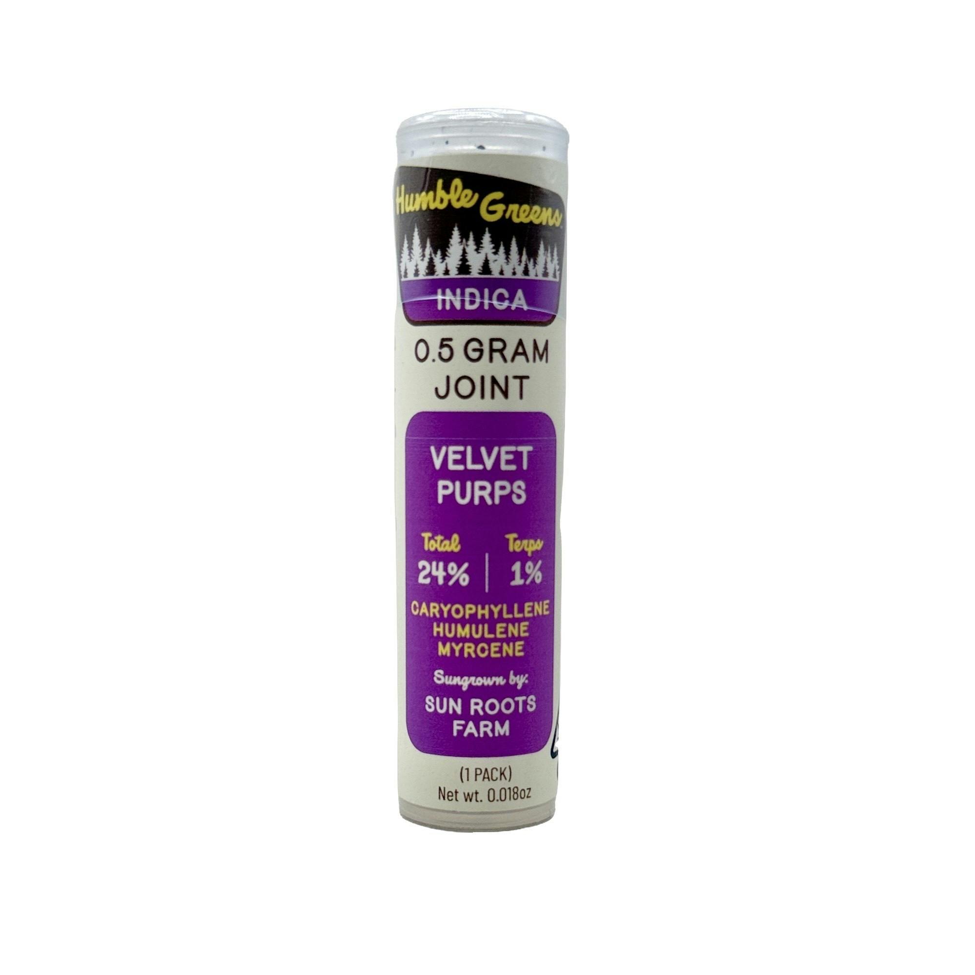 Velvet Purps preroll single .5g