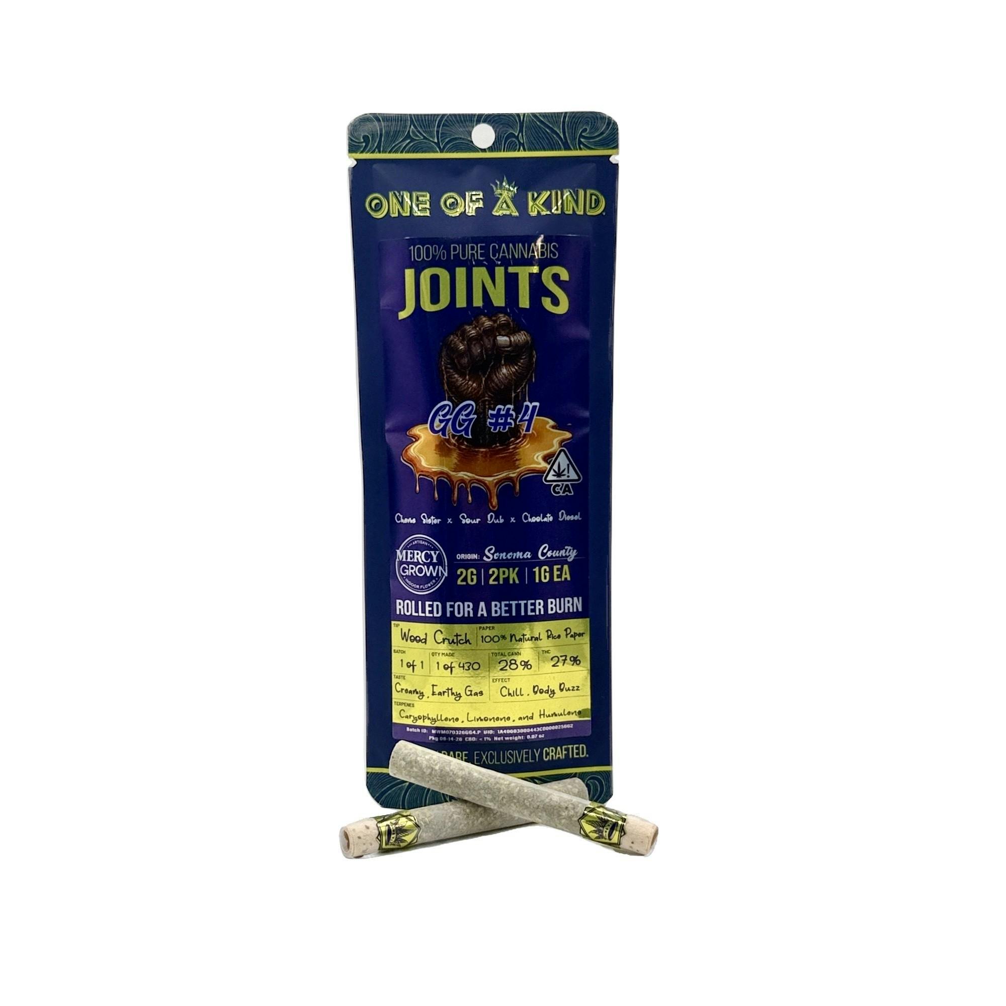 GG #4 Prerolls 2 pack 2g