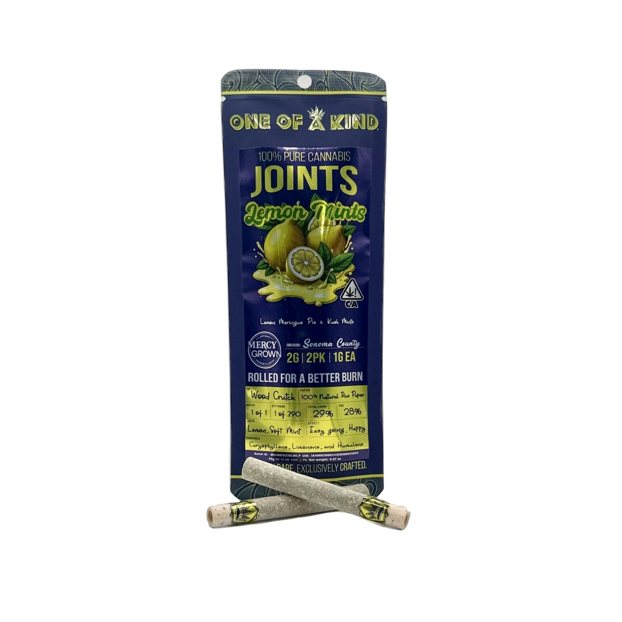 Lemon Mints Prerolls 2 Pack 2g