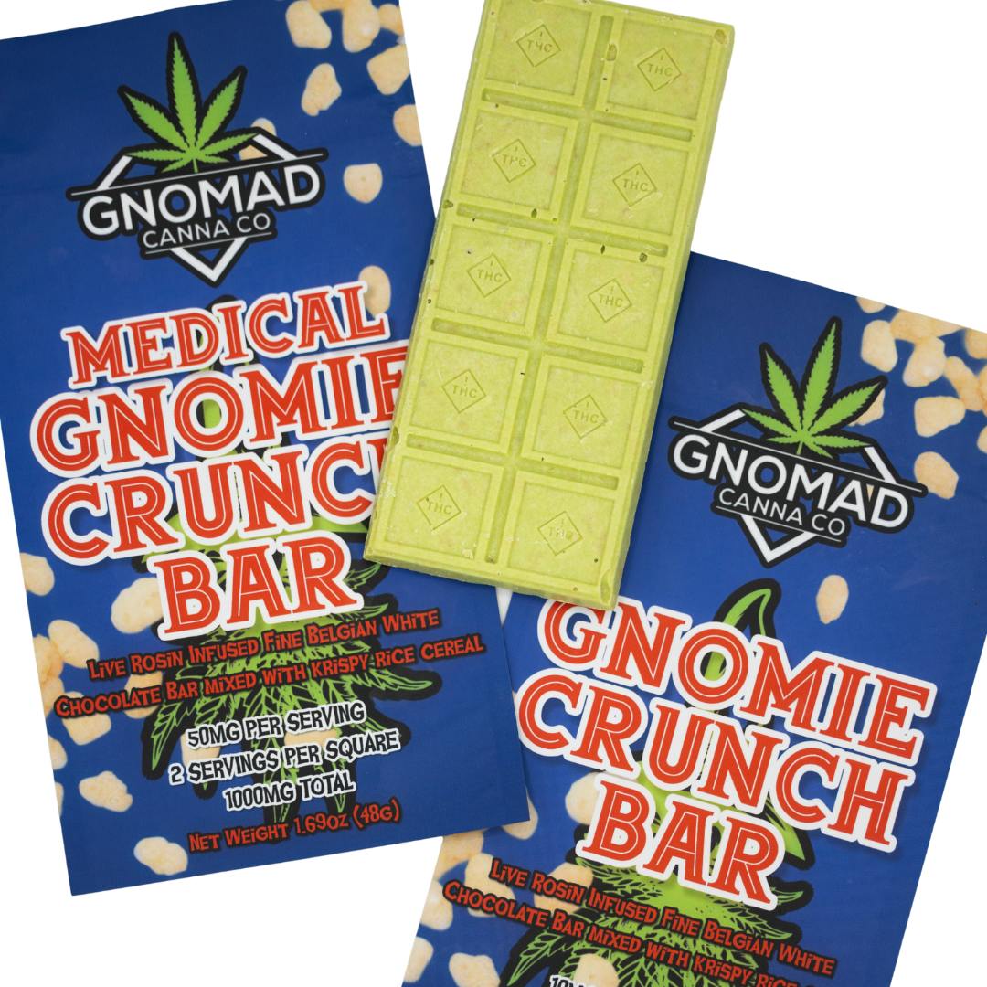 GNOMAD BAR 100MG - GNOMIE CRUNCH (ROSIN INFUSED)