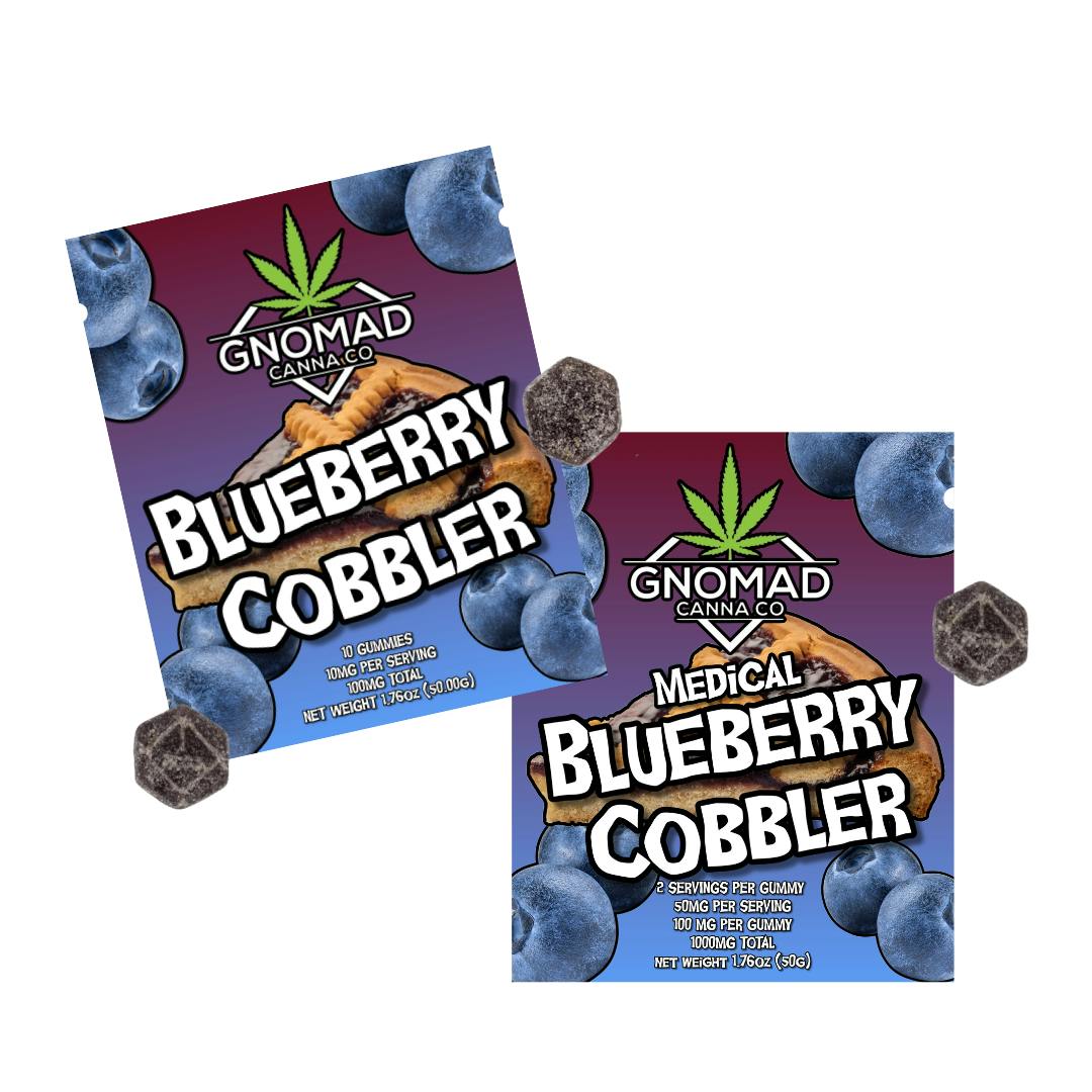 GNOMAD GUMMIES 100MG (REC) - BLUEBERRY COBBLER