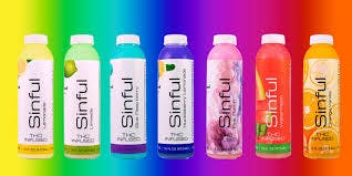 SINFUL BEVERAGES - 100MG SHOOTER - PINEAPPLE MANGO 1:1 THC/CBG