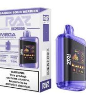 Black & Blue Lime I RAZ Mega