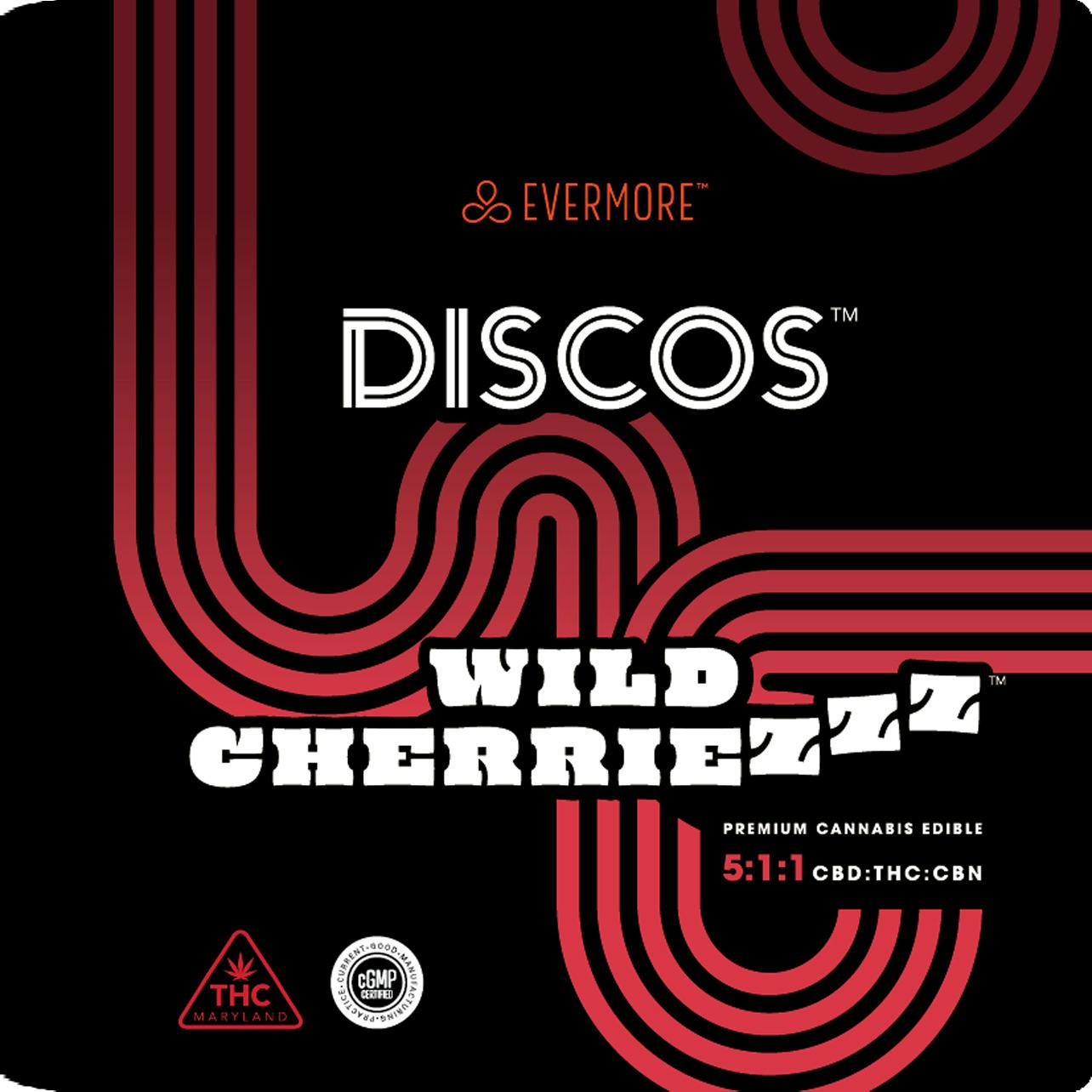 EV Wild Cherriezzz Discos 100mg $18
