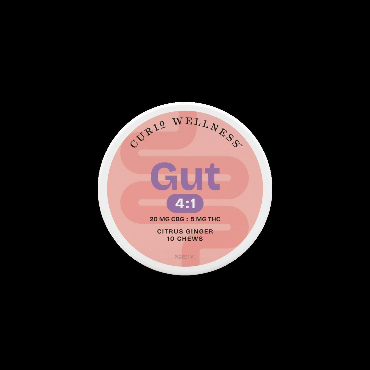 CW Gut 4:1 Citrus Ginger Chews 50mg $20