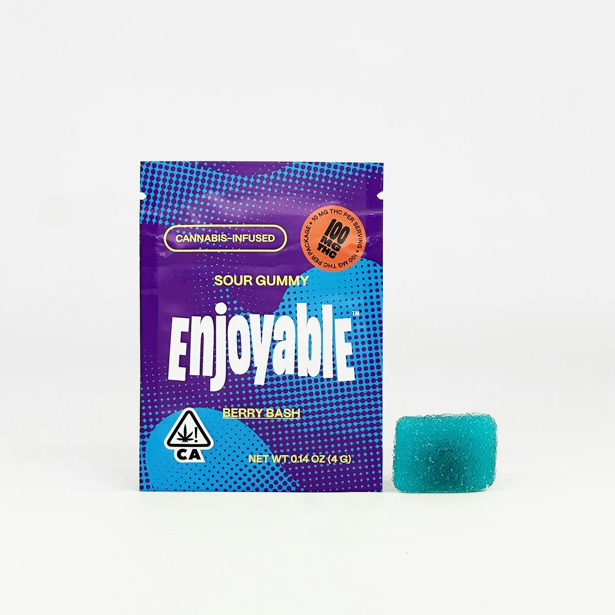 Enjoyable - Sour Gummy - Berry Bash 100mg