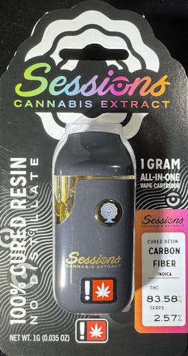 Carbon Fiber| 1g All-in-One| Indica| Sessions