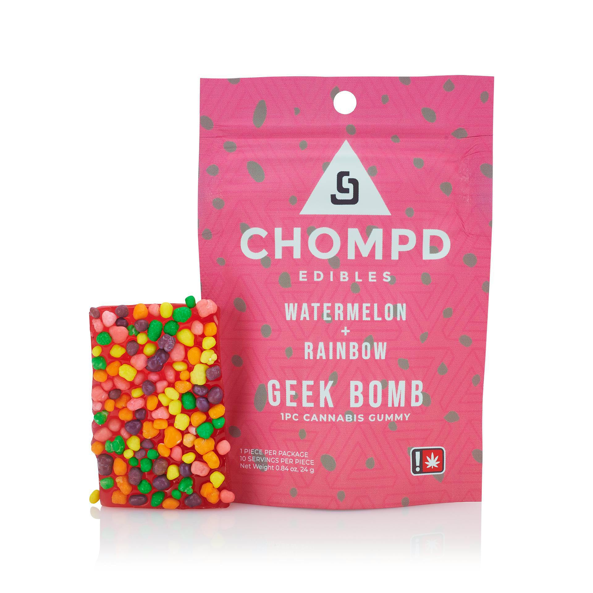Watermelon Rainbow Geek Bomb