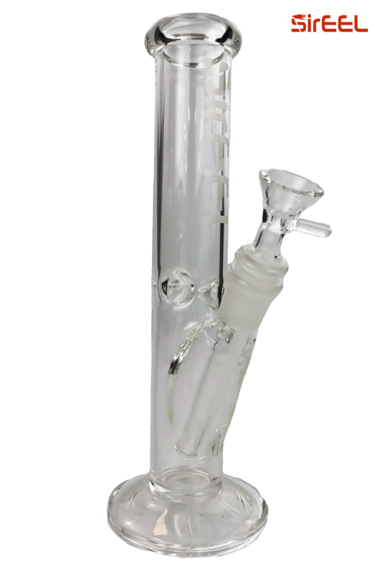 10" Straight Tube Scientific Bong W/ Bowl
