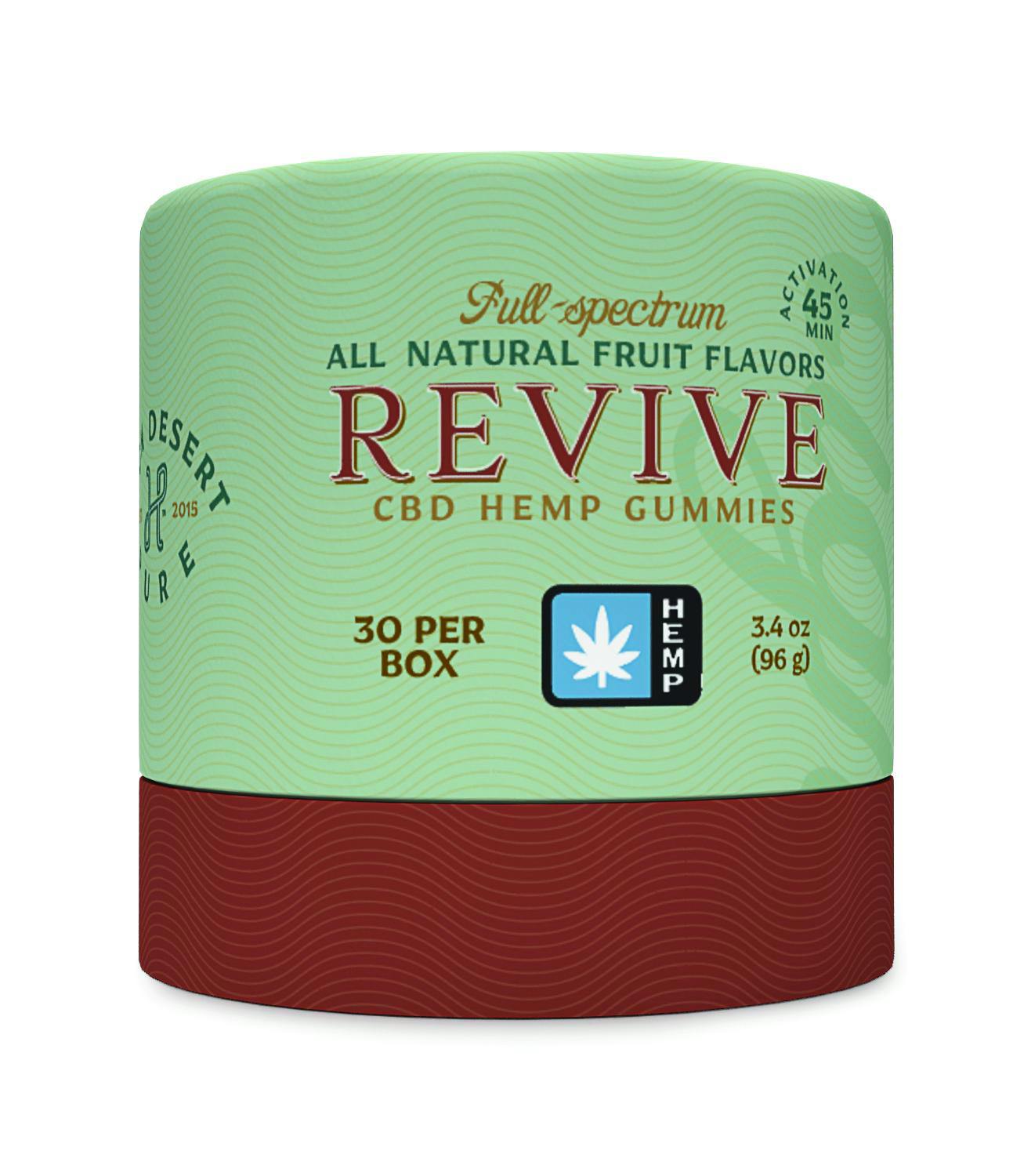 Revive| 30 pc total 887mg| CBD Hemp| High Desert Pure