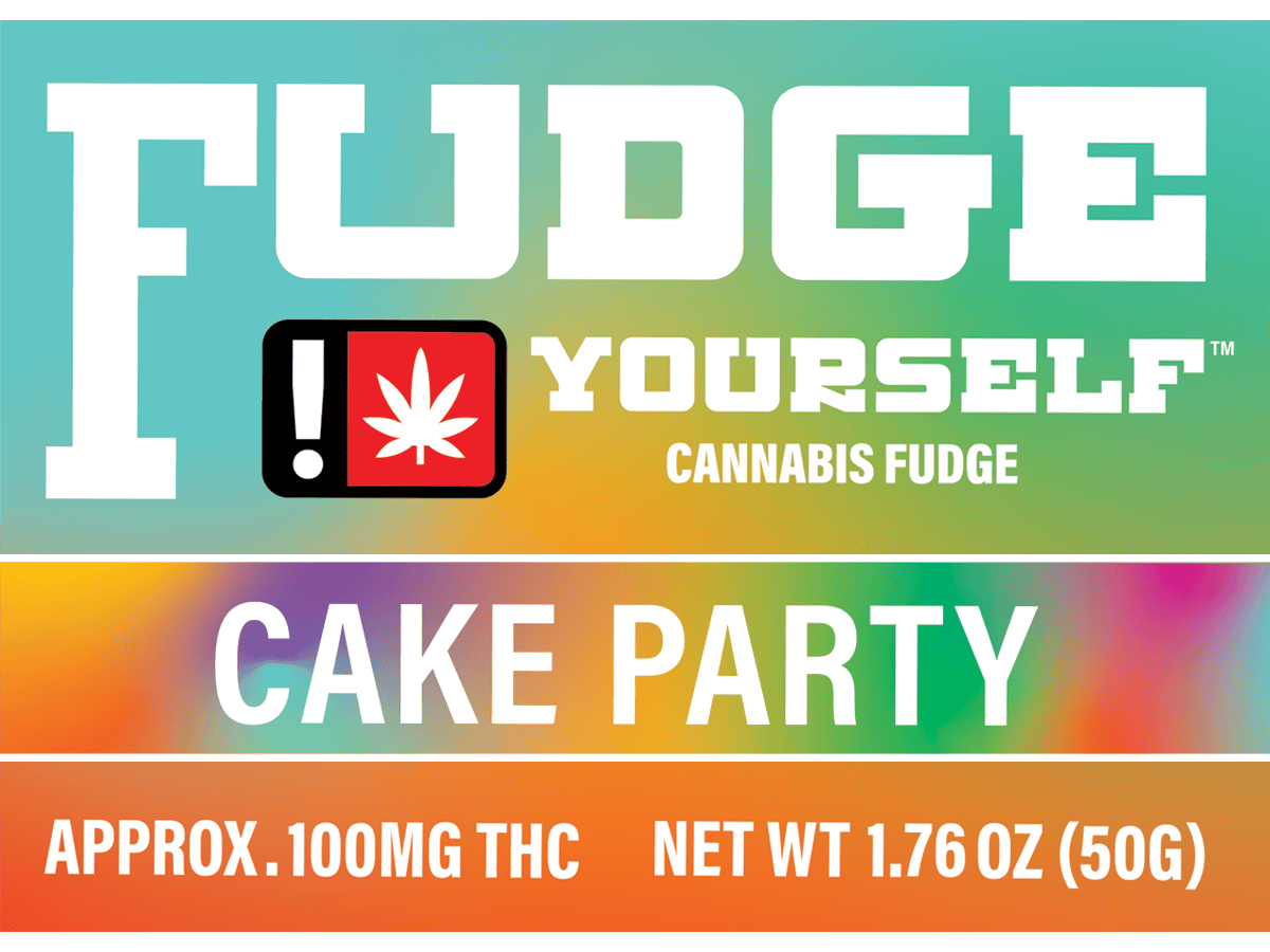 Cake Party Fudge| Single Fudge 100mg| Laurie + Mary Jane