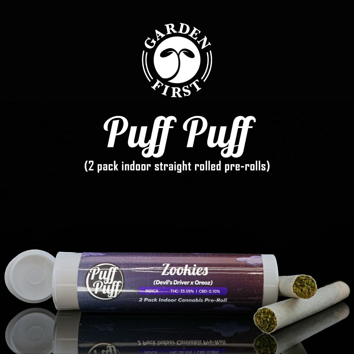 2pk Punch Breath| 2 x .6g Pre-rolls| Indica| Garden First