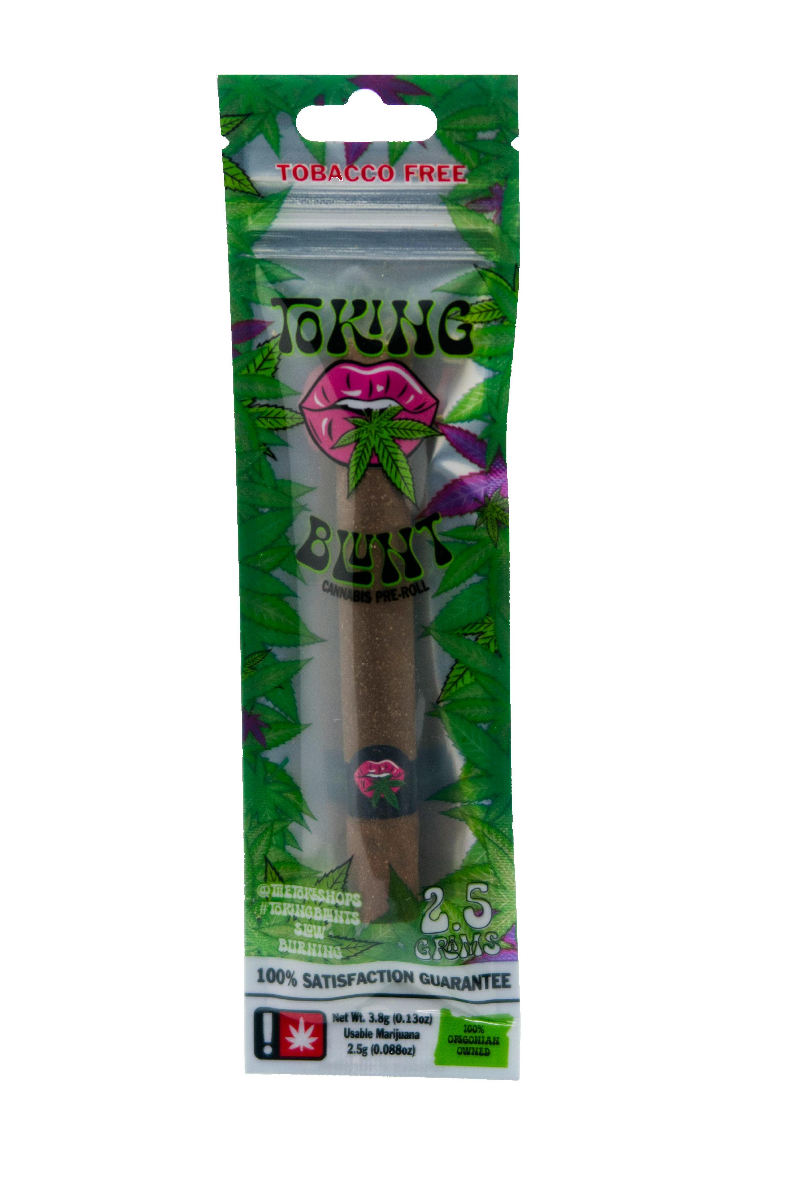 2.5g Blueberry Muffin| Indica Dom Blunt| Toking Farms