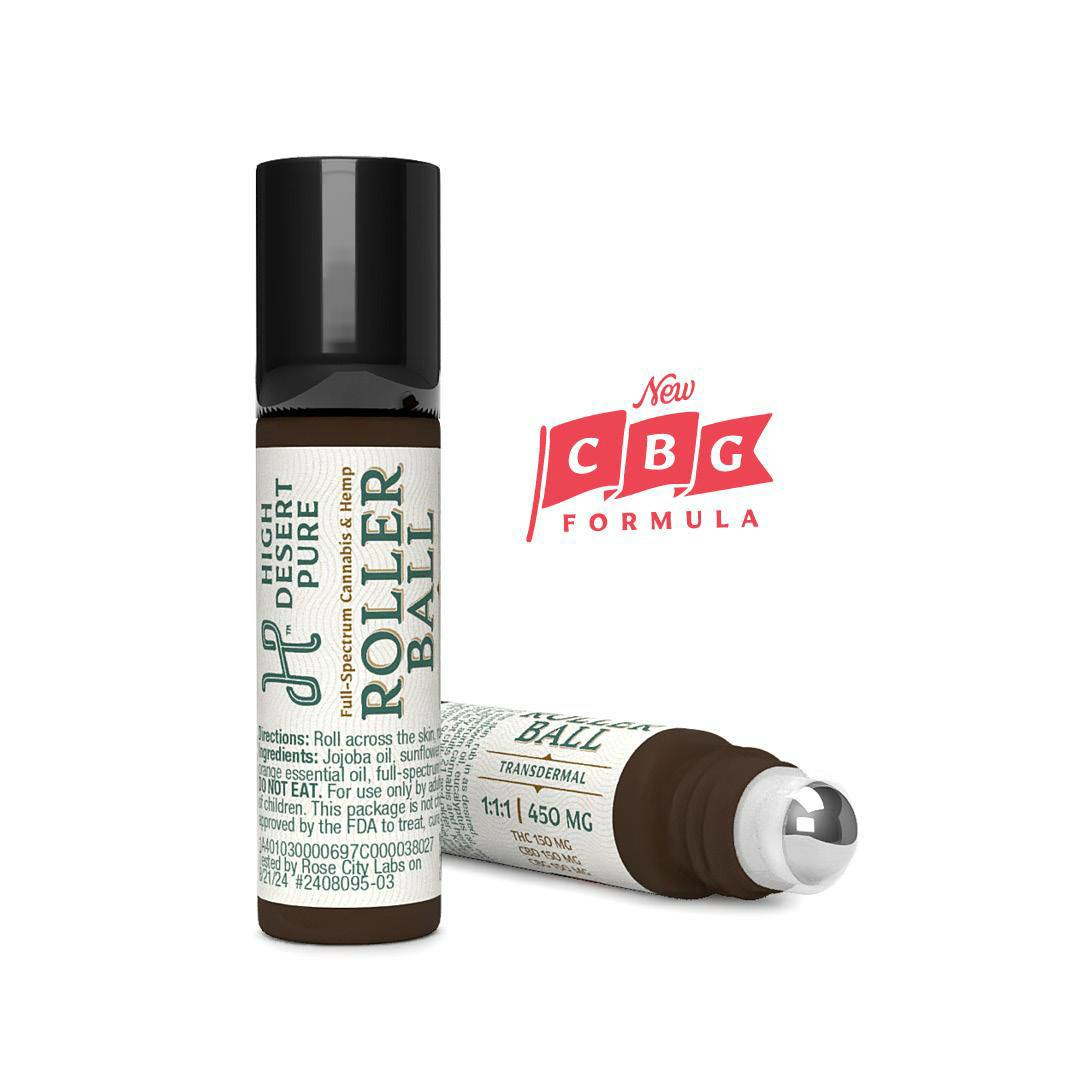 Transdermal Roller Ball| Full Spectrum| High Desert Pure|