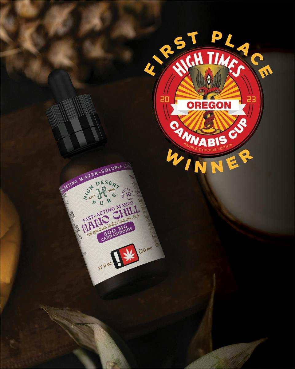 Mango Nano Chill| Fast Acting Tincture| High Desert Pure
