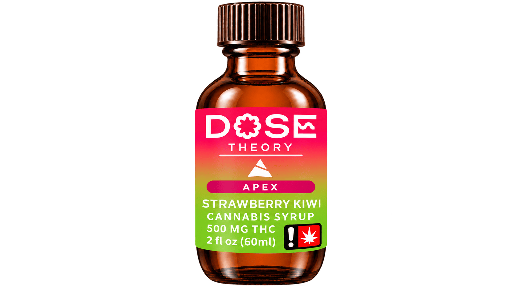 Strawberry Kiwi| 500mg cannabis Syrups| Dose Theory
